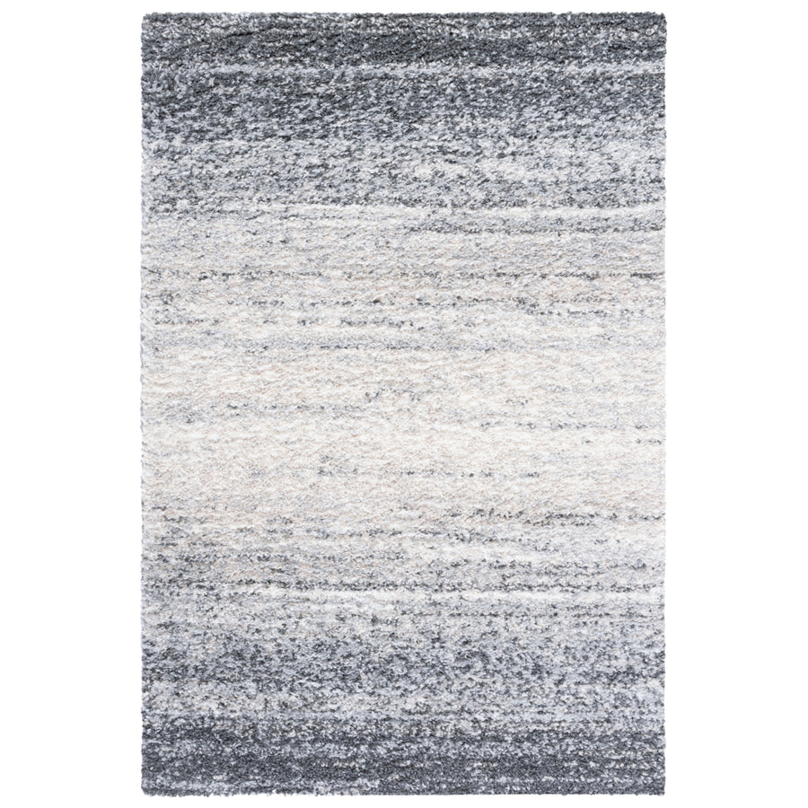 SAFAVIEH Berber Shag BER420F Grey / Charcoal Rug Image 1