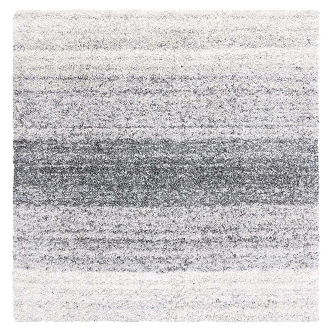 SAFAVIEH Berber Shag BER414F Grey / Charcoal Rug Image 6