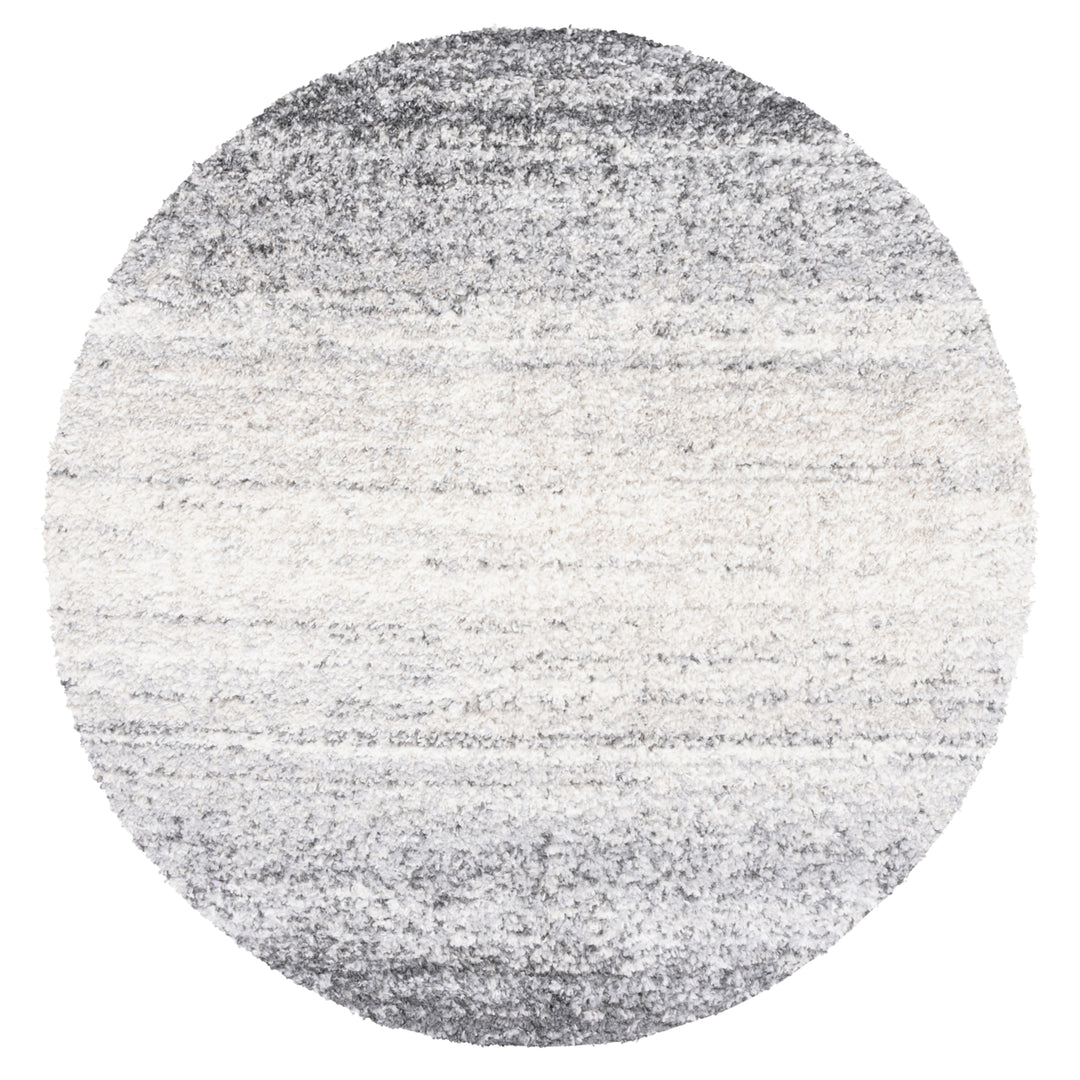 SAFAVIEH Berber Shag BER420F Grey / Charcoal Rug Image 4