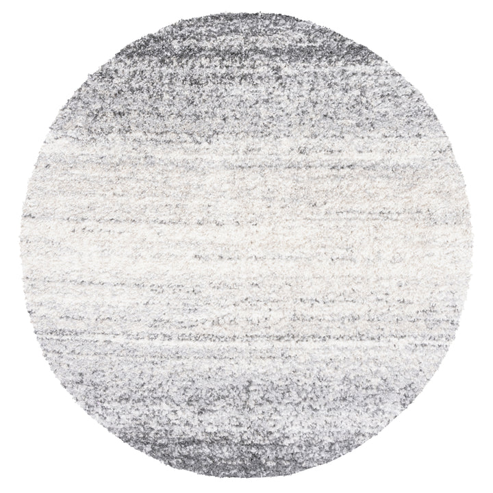 SAFAVIEH Berber Shag BER420F Grey / Charcoal Rug Image 4