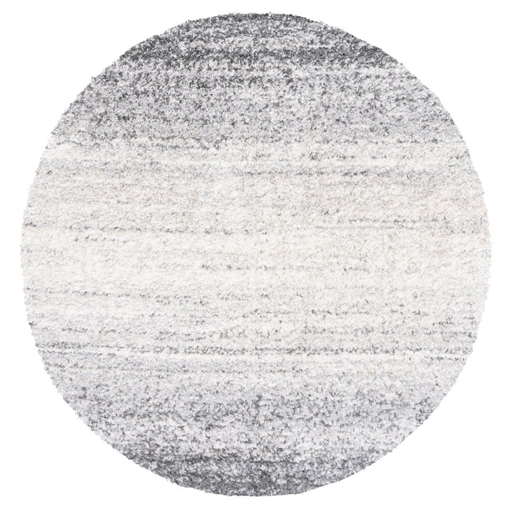 SAFAVIEH Berber Shag BER420F Grey / Charcoal Rug Image 1