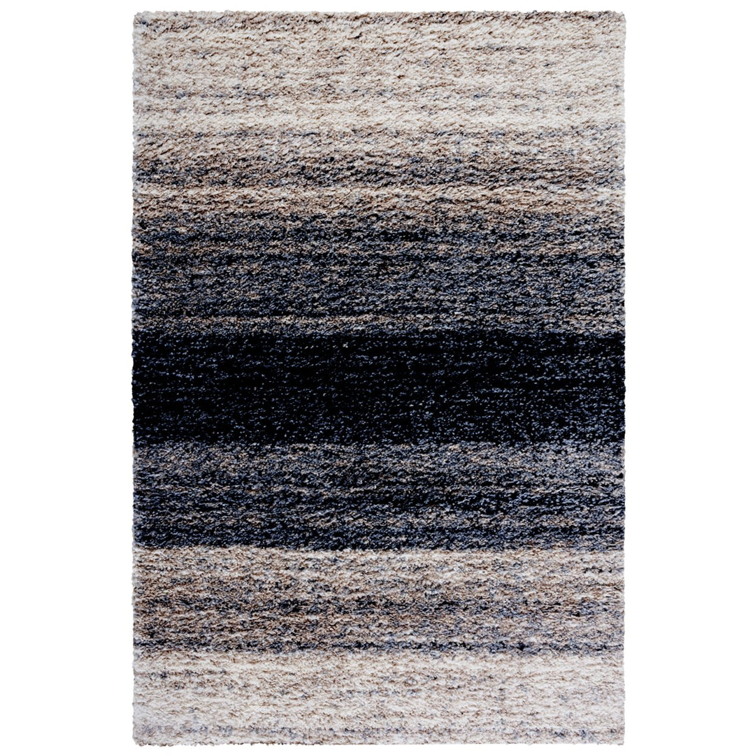 SAFAVIEH Berber Shag BER414F Grey / Charcoal Rug Image 1