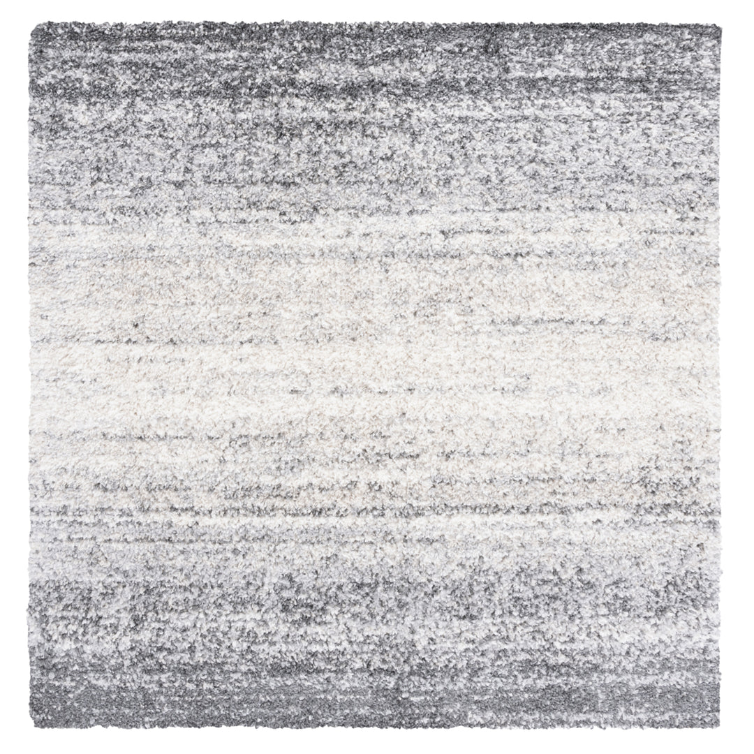 SAFAVIEH Berber Shag BER420F Grey / Charcoal Rug Image 6