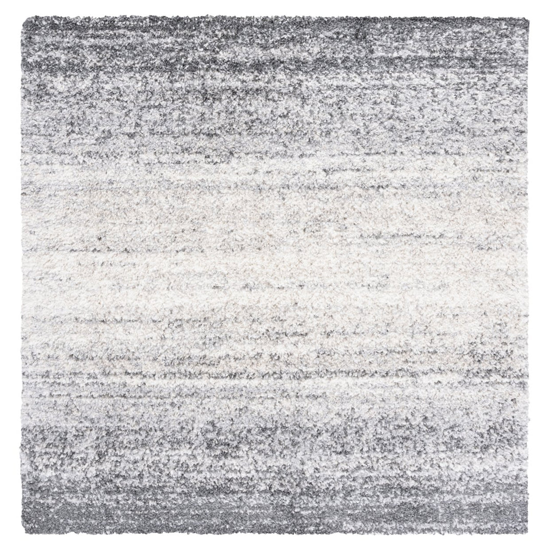 SAFAVIEH Berber Shag BER420F Grey / Charcoal Rug Image 1