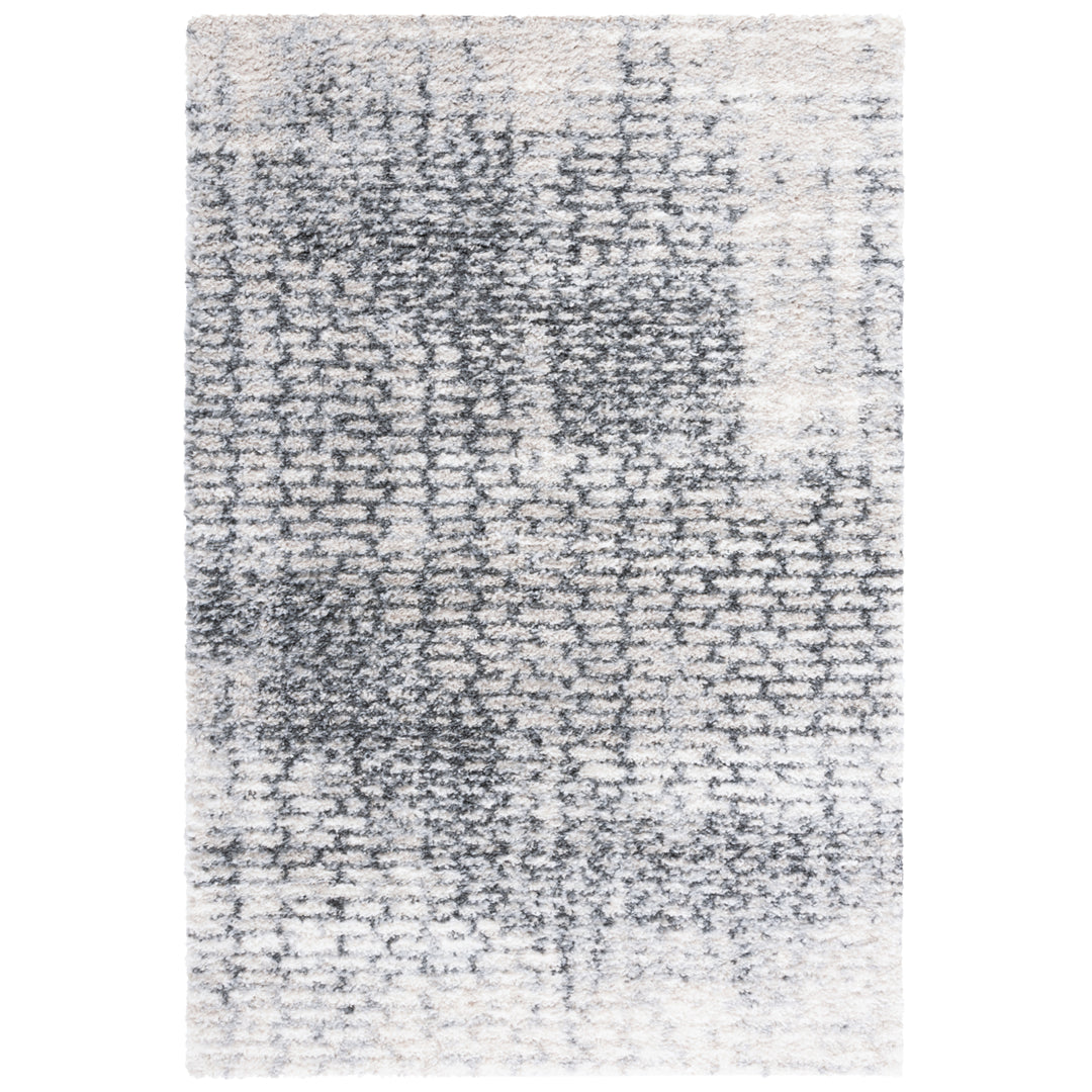 SAFAVIEH Berber Shag BER418H Charcoal / Grey Rug Image 9