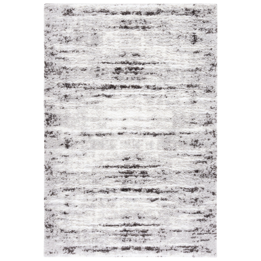 SAFAVIEH Berber Shag BER539F Grey / Dark Grey Rug Image 1