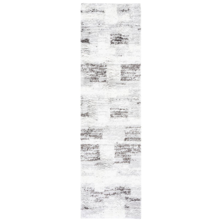 SAFAVIEH Berber Shag BER541F Grey / Light Grey Rug Image 1