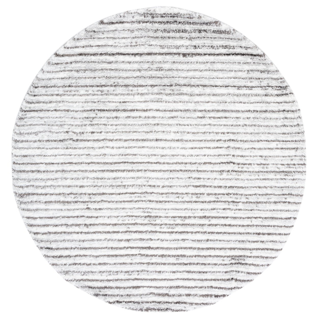 SAFAVIEH Berber Shag BER545F Grey / Dark Grey Rug Image 1