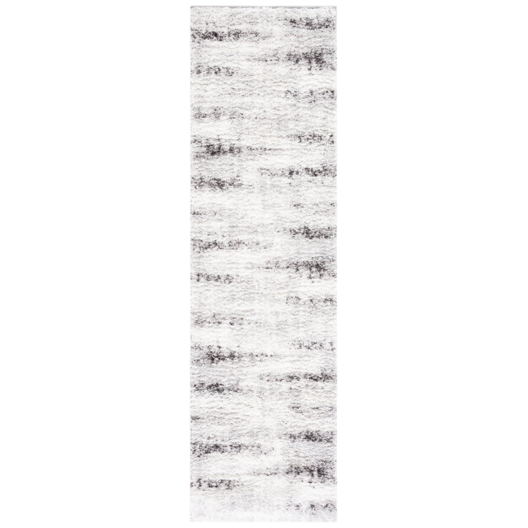 SAFAVIEH Berber Shag BER551F Grey / Dark Grey Rug Image 1