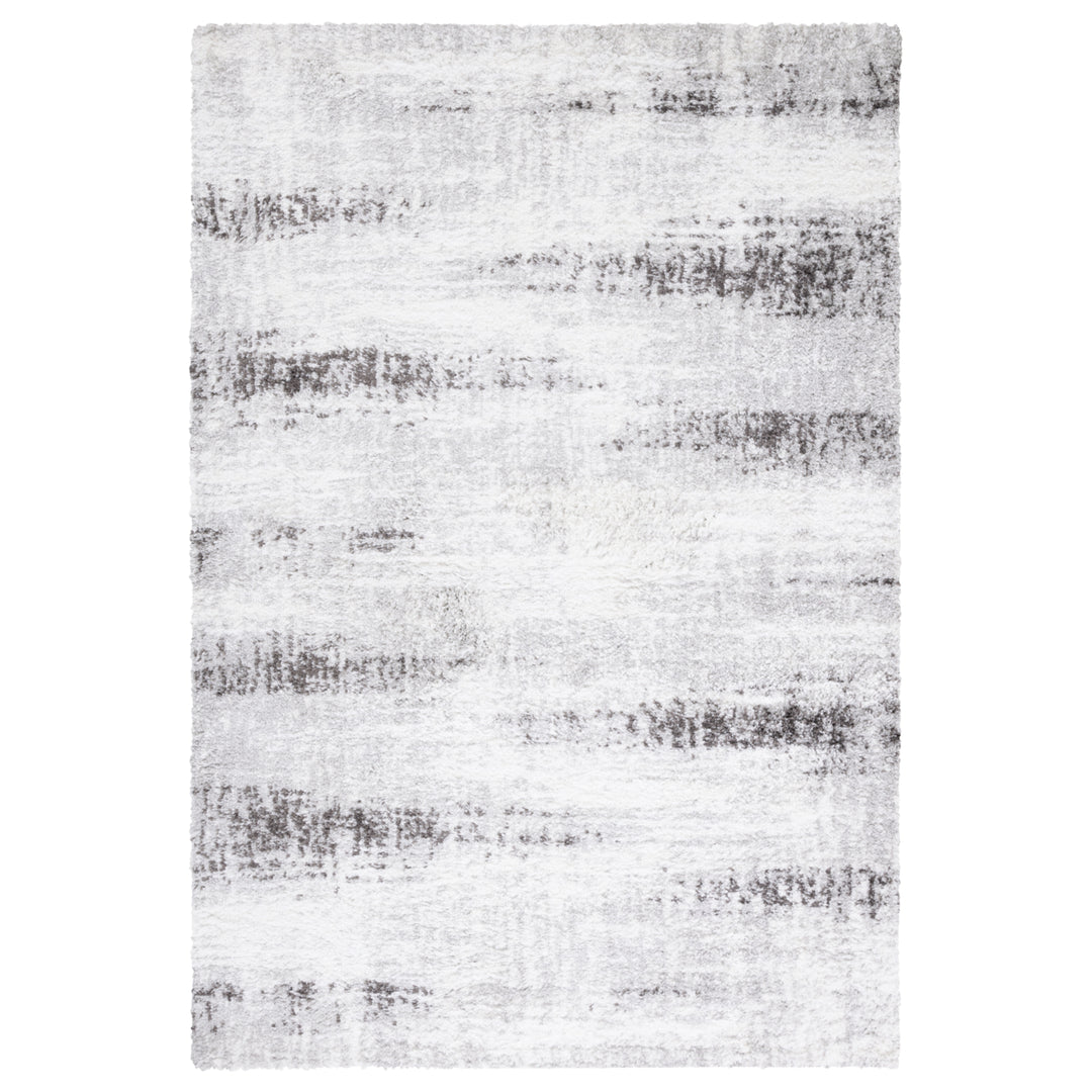 SAFAVIEH Berber Shag BER551F Grey / Dark Grey Rug Image 1