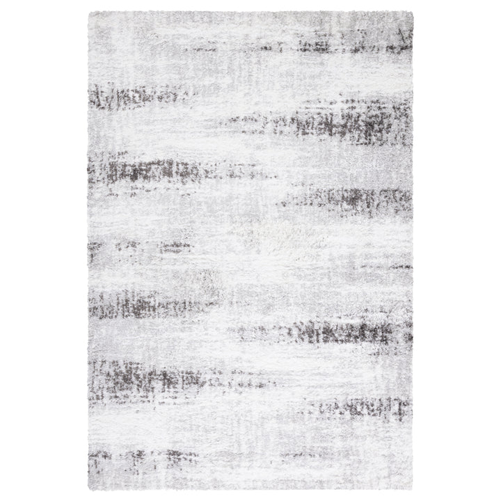 SAFAVIEH Berber Shag BER551F Grey / Dark Grey Rug Image 1