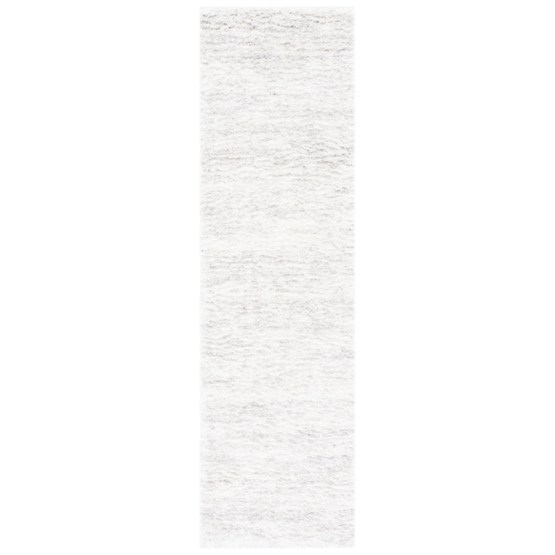 SAFAVIEH BER563F Berber Shag Ivory / Light Grey Image 3