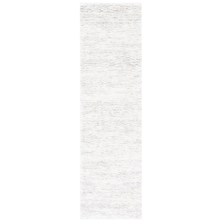 SAFAVIEH BER563F Berber Shag Ivory / Light Grey Image 3