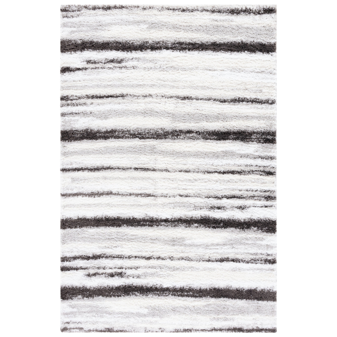 SAFAVIEH Berber Shag BER567F Light Grey /Dark Grey Rug Image 1