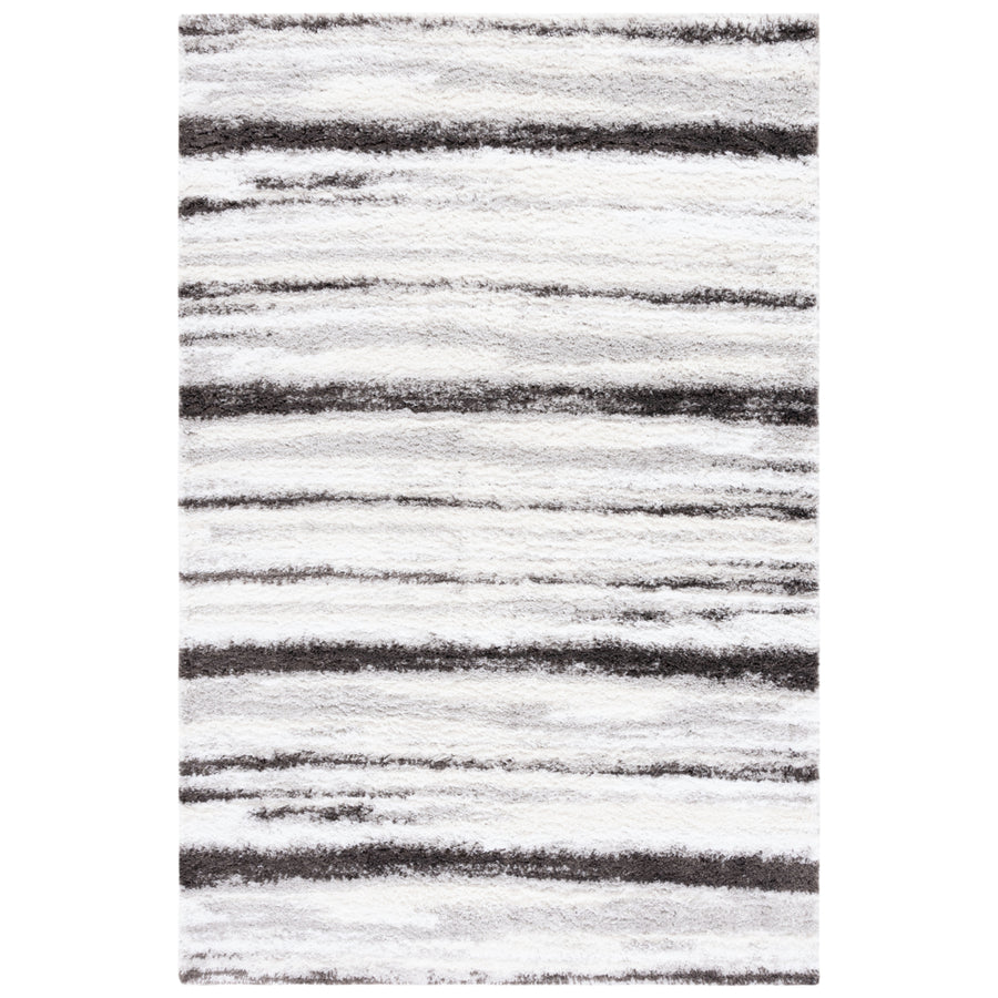 SAFAVIEH Berber Shag BER567F Light Grey /Dark Grey Rug Image 1