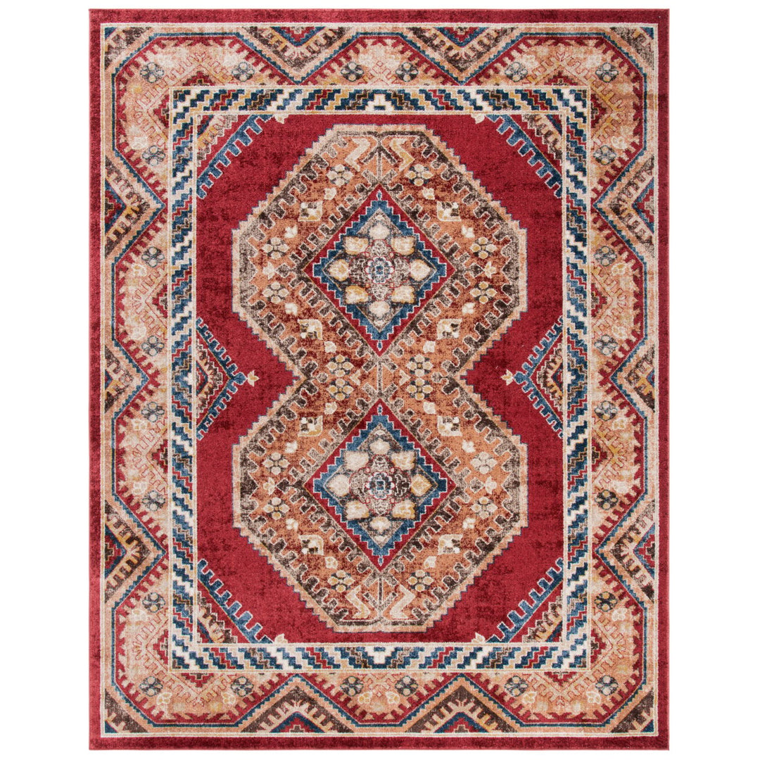 SAFAVIEH Bijar Collection BIJ647R Red / Rust Rug Image 1