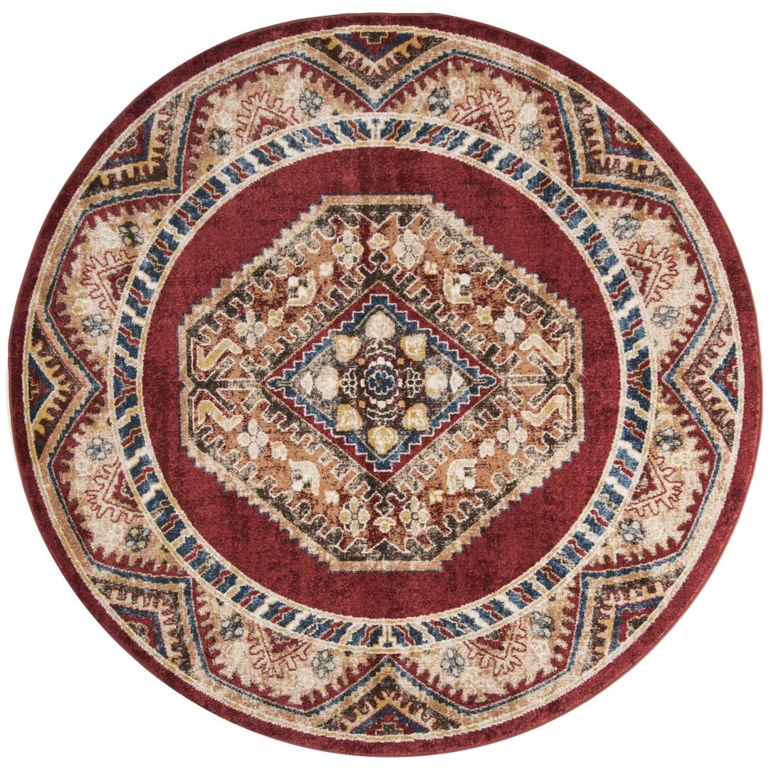 SAFAVIEH Bijar Collection BIJ647R Red / Rust Rug Image 4