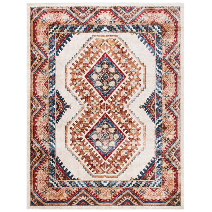 SAFAVIEH Bijar Collection BIJ647A Ivory / Rust Rug Image 1