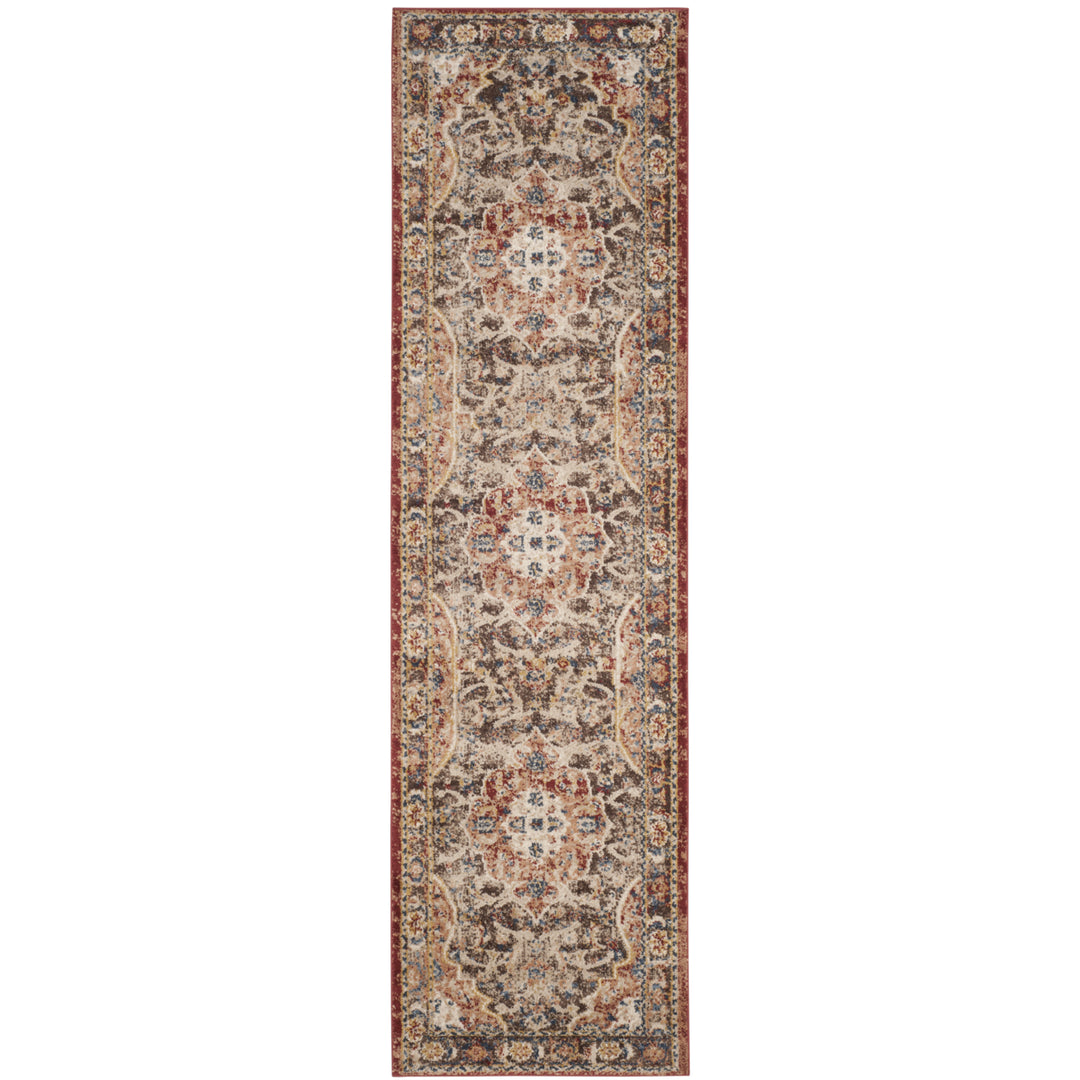 SAFAVIEH Bijar Collection BIJ648D Brown / Rust Rug Image 5