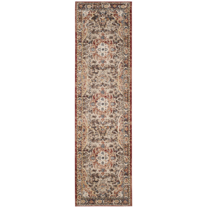 SAFAVIEH Bijar Collection BIJ648D Brown / Rust Rug Image 1