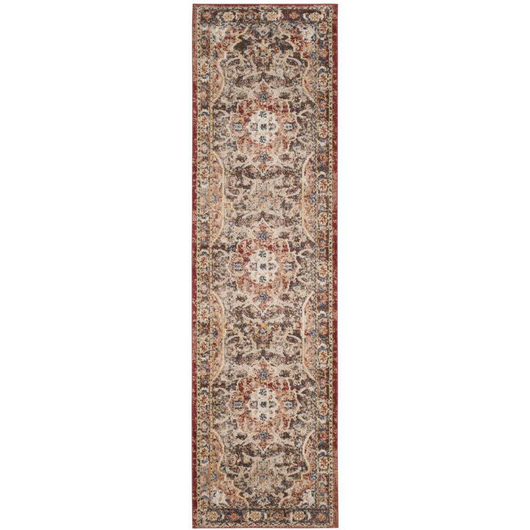 SAFAVIEH Bijar Collection BIJ648D Brown / Rust Rug Image 1