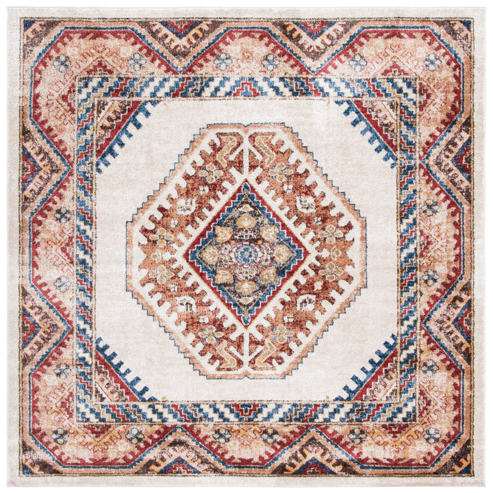 SAFAVIEH Bijar Collection BIJ647A Ivory / Rust Rug Image 4