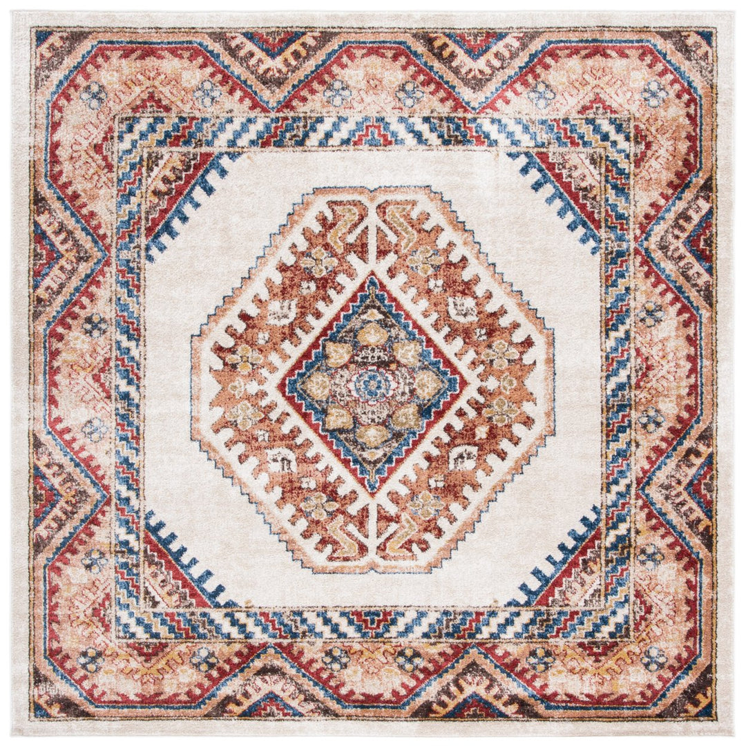 SAFAVIEH Bijar Collection BIJ647A Ivory / Rust Rug Image 1