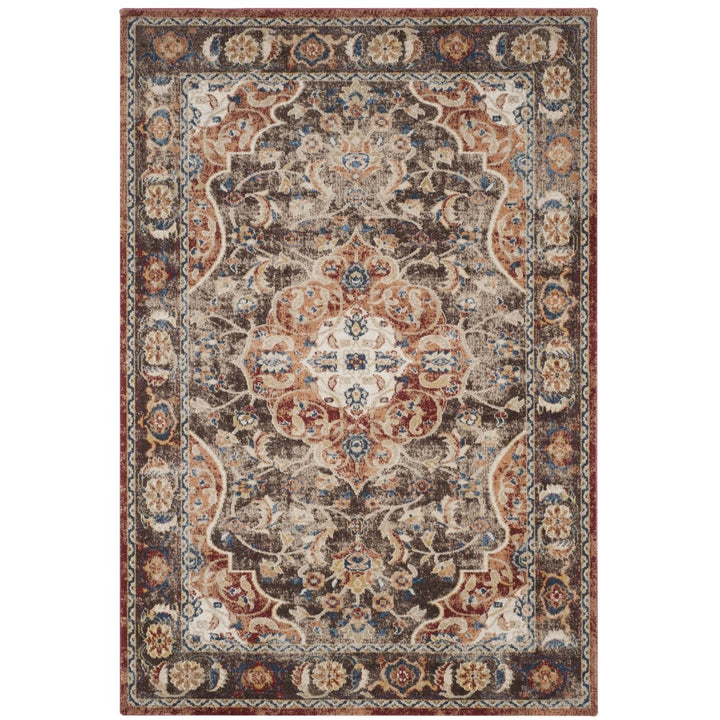 SAFAVIEH Bijar Collection BIJ648D Brown / Rust Rug Image 8