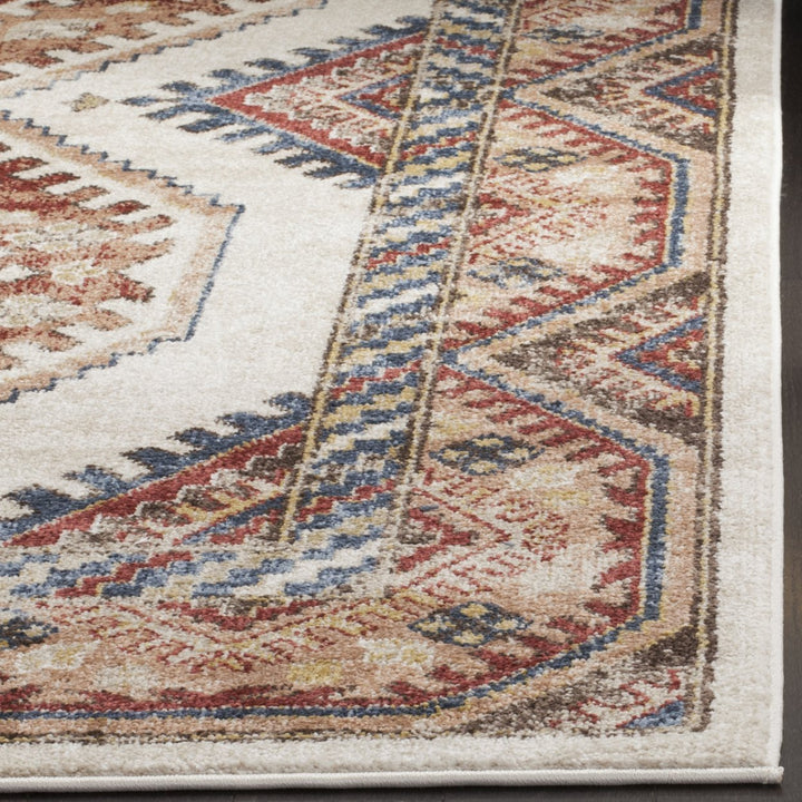 SAFAVIEH Bijar Collection BIJ647A Ivory / Rust Rug Image 5