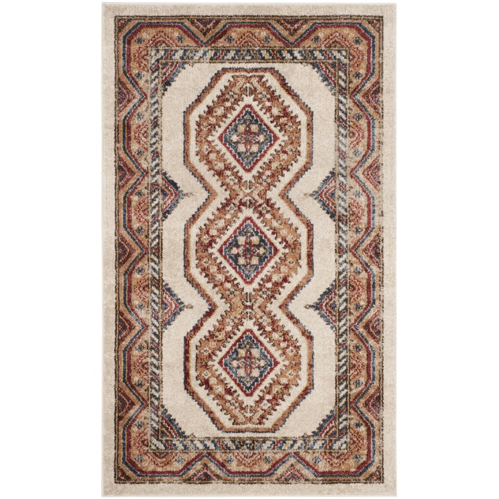 SAFAVIEH Bijar Collection BIJ647A Ivory / Rust Rug Image 6