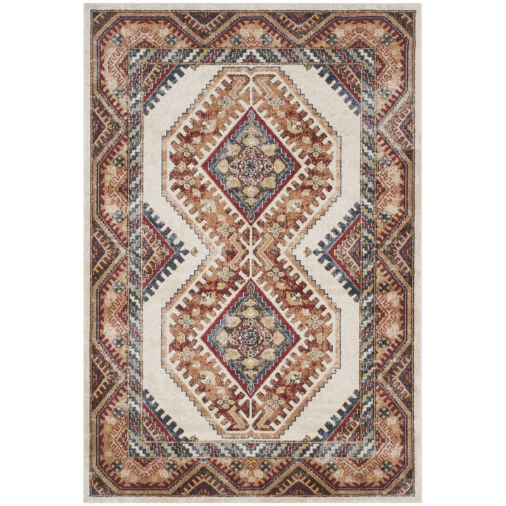 SAFAVIEH Bijar Collection BIJ647A Ivory / Rust Rug Image 7