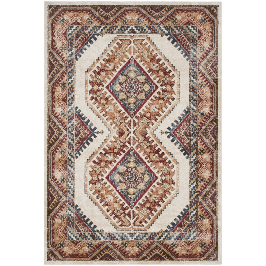 SAFAVIEH Bijar Collection BIJ647A Ivory / Rust Rug Image 1