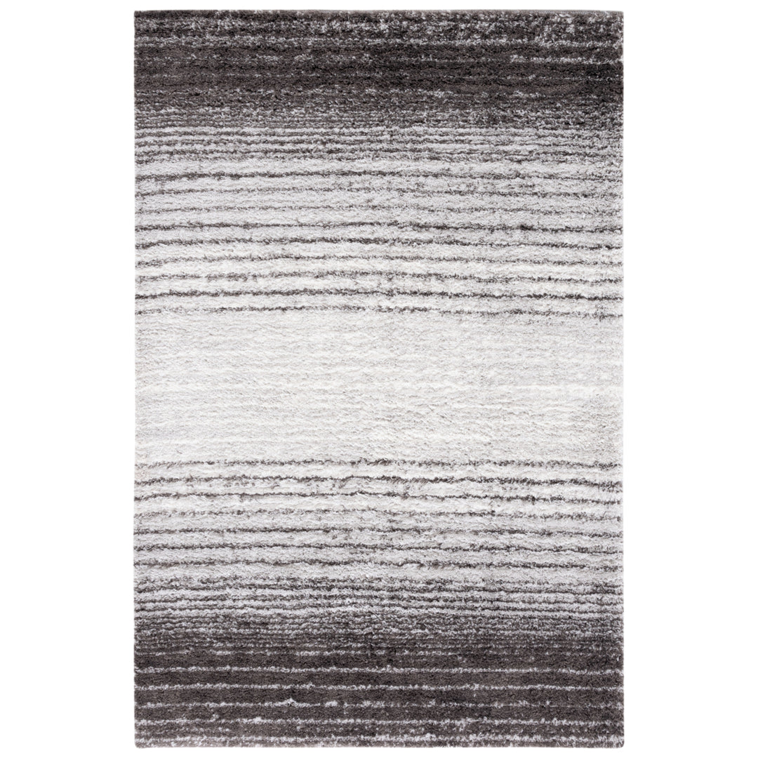 SAFAVIEH Berber Shag BER571F Grey / Dark Grey Rug Image 1