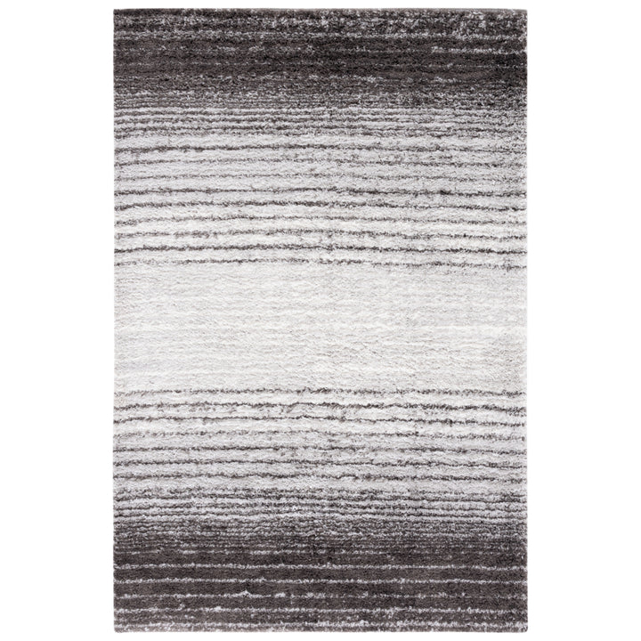 SAFAVIEH Berber Shag BER571F Grey / Dark Grey Rug Image 1