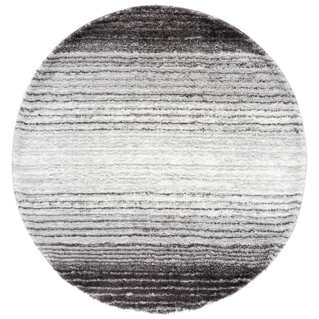 SAFAVIEH Berber Shag BER571F Grey / Dark Grey Rug Image 4