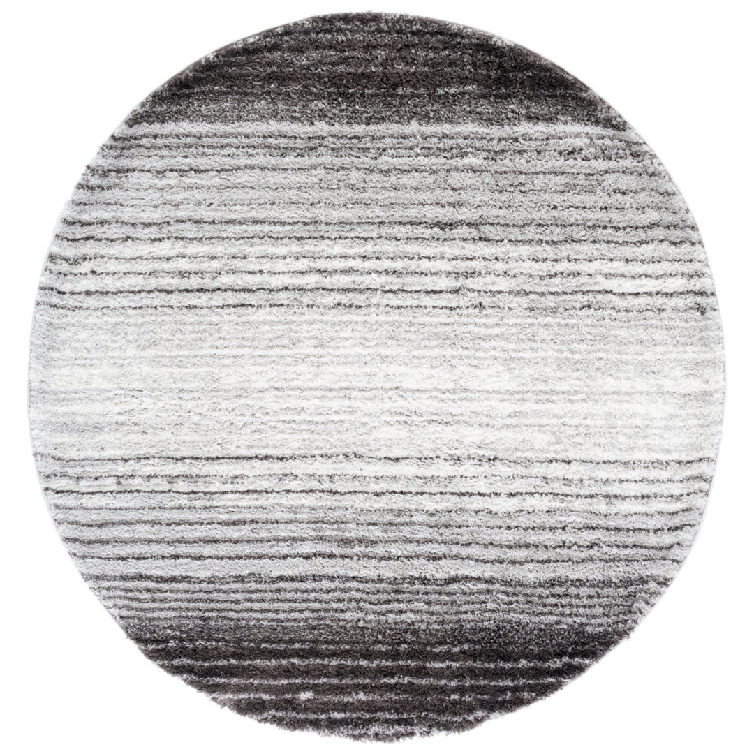 SAFAVIEH Berber Shag BER571F Grey / Dark Grey Rug Image 1