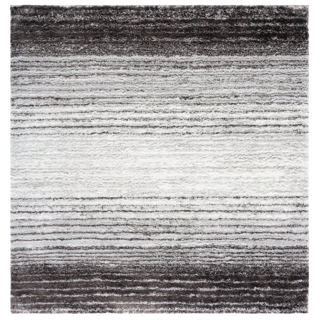 SAFAVIEH Berber Shag BER571F Grey / Dark Grey Rug Image 1