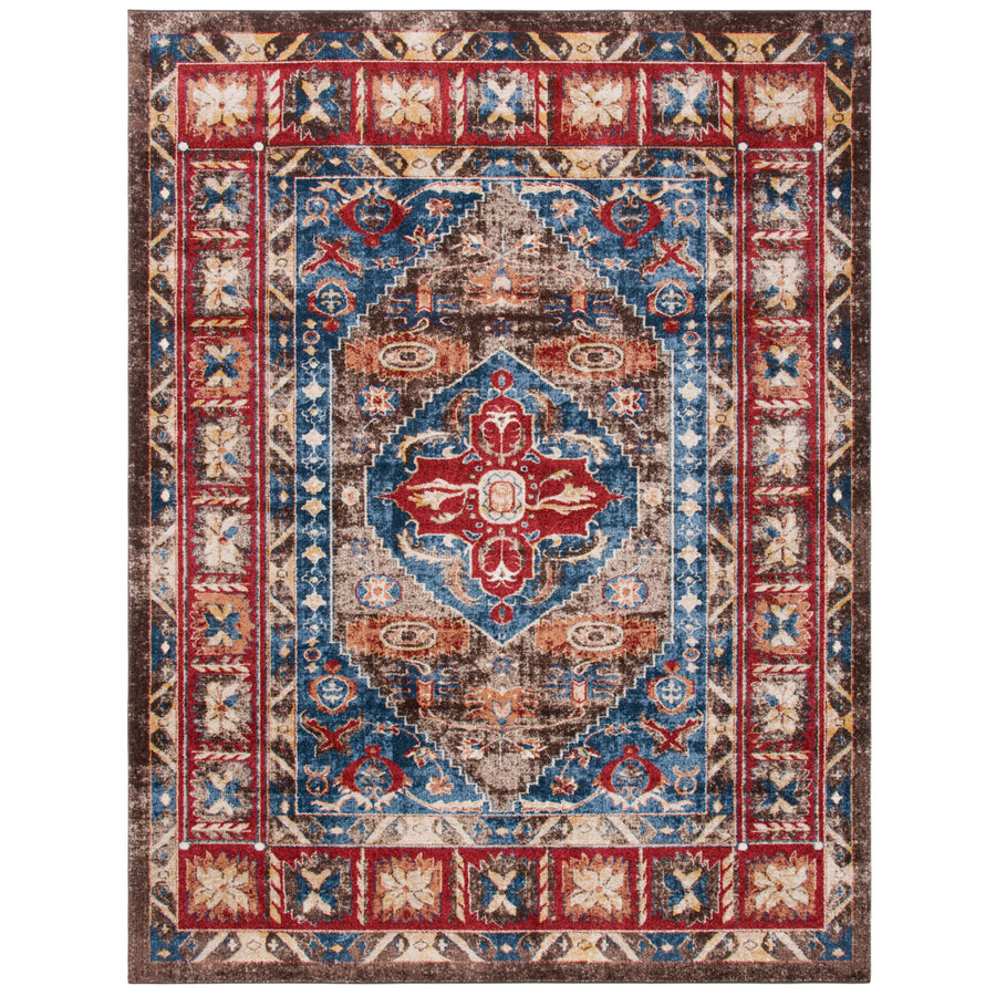 SAFAVIEH Bijar Collection BIJ621C Brown / Royal Rug Image 1