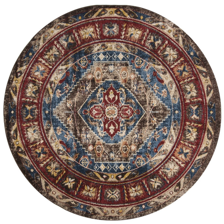 SAFAVIEH Bijar Collection BIJ621C Brown / Royal Rug Image 1