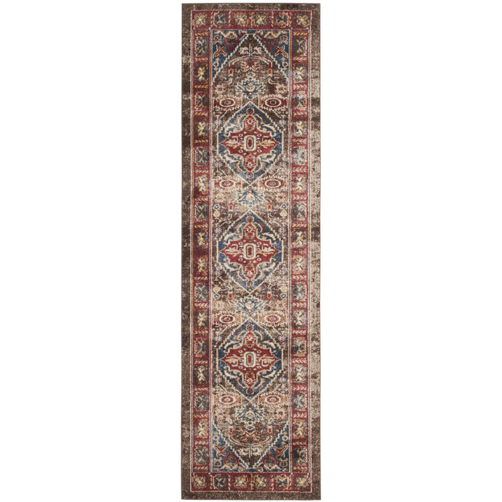 SAFAVIEH Bijar Collection BIJ621C Brown / Royal Rug Image 5