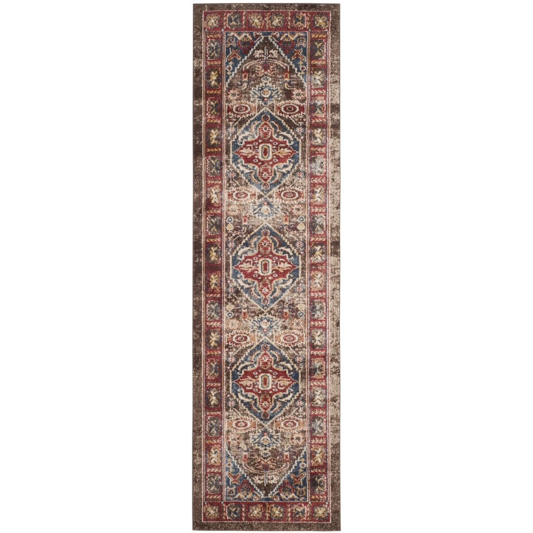 SAFAVIEH Bijar Collection BIJ621C Brown / Royal Rug Image 1