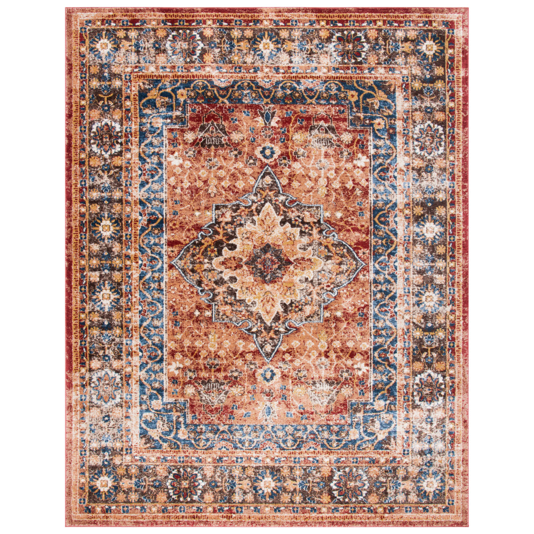 SAFAVIEH Bijar Collection BIJ652P Rust / Brown Rug Image 6