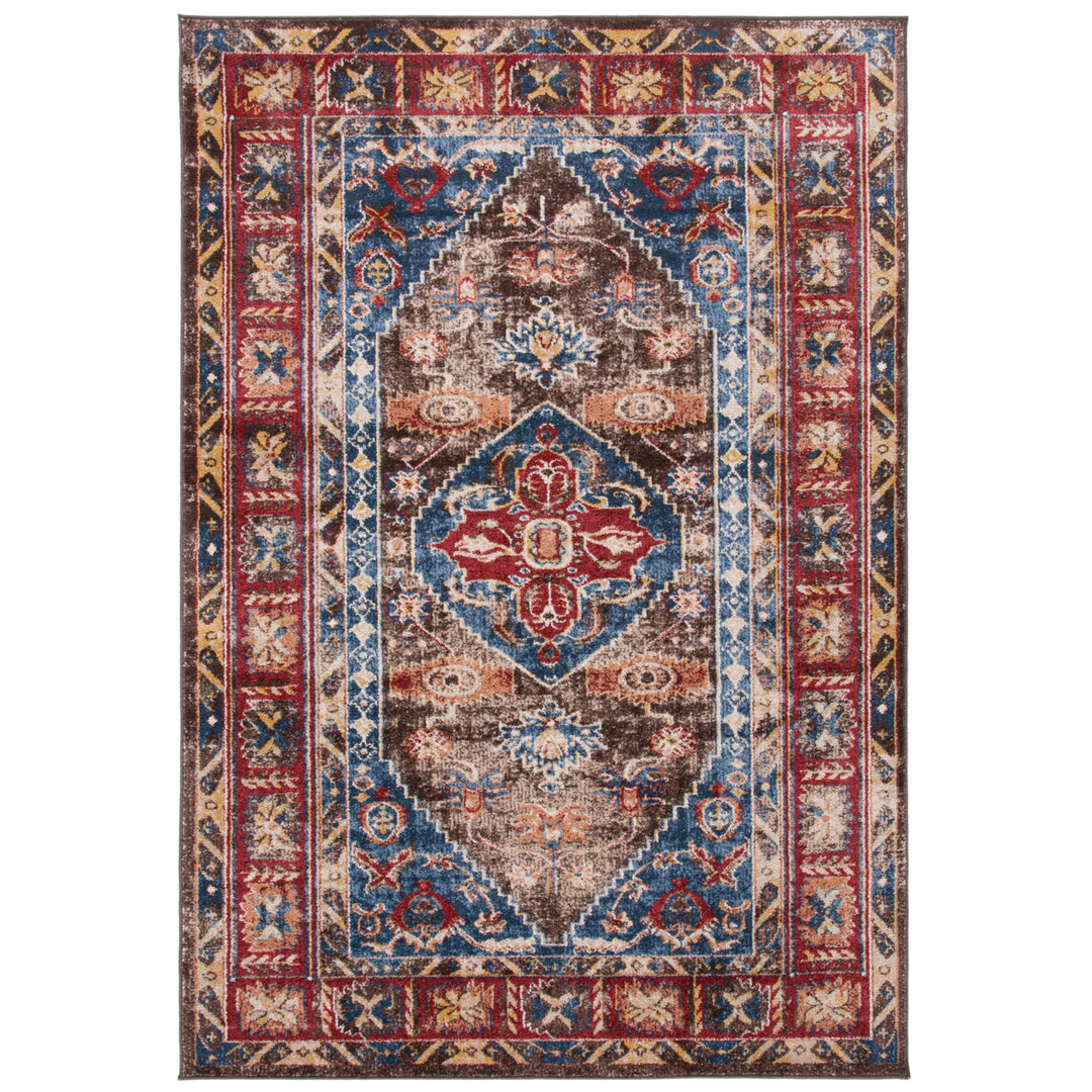 SAFAVIEH Bijar Collection BIJ621C Brown / Royal Rug Image 11