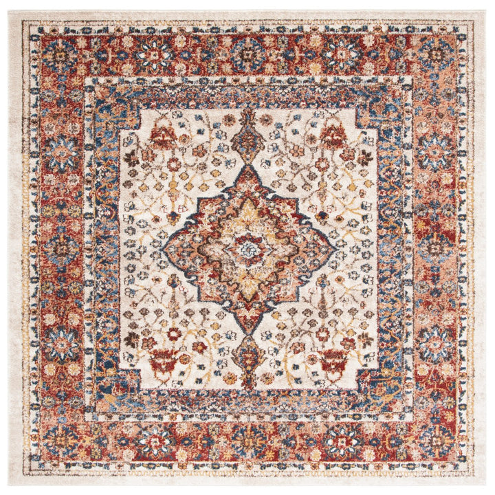 SAFAVIEH Bijar Collection BIJ652A Ivory / Rust Rug Image 1