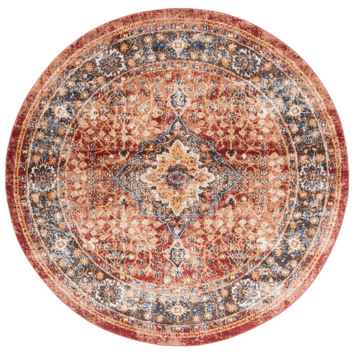 SAFAVIEH Bijar Collection BIJ652P Rust / Brown Rug Image 4