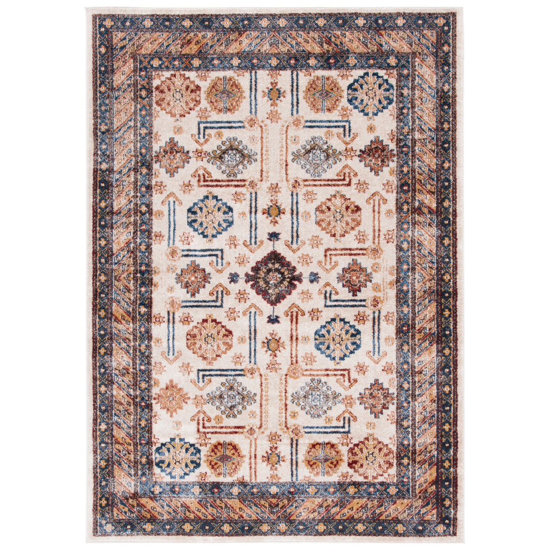 SAFAVIEH Bijar Collection BIJ653A Ivory / Brown Rug Image 1