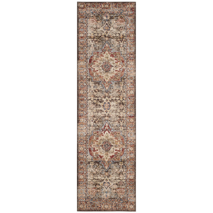 SAFAVIEH Bijar Collection BIJ652D Brown / Rust Rug Image 5