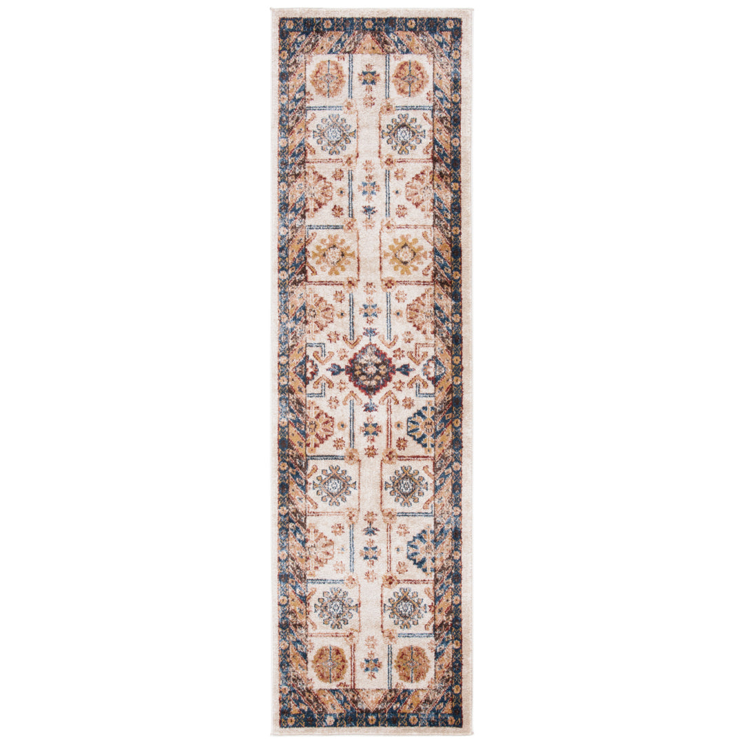 SAFAVIEH Bijar Collection BIJ653A Ivory / Brown Rug Image 5