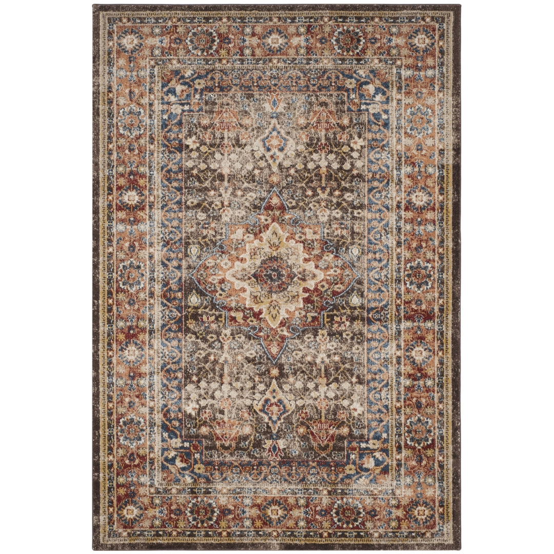 SAFAVIEH Bijar Collection BIJ652D Brown / Rust Rug Image 8