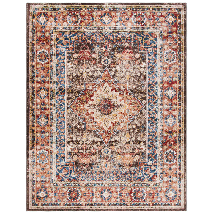 SAFAVIEH Bijar Collection BIJ652D Brown / Rust Rug Image 9